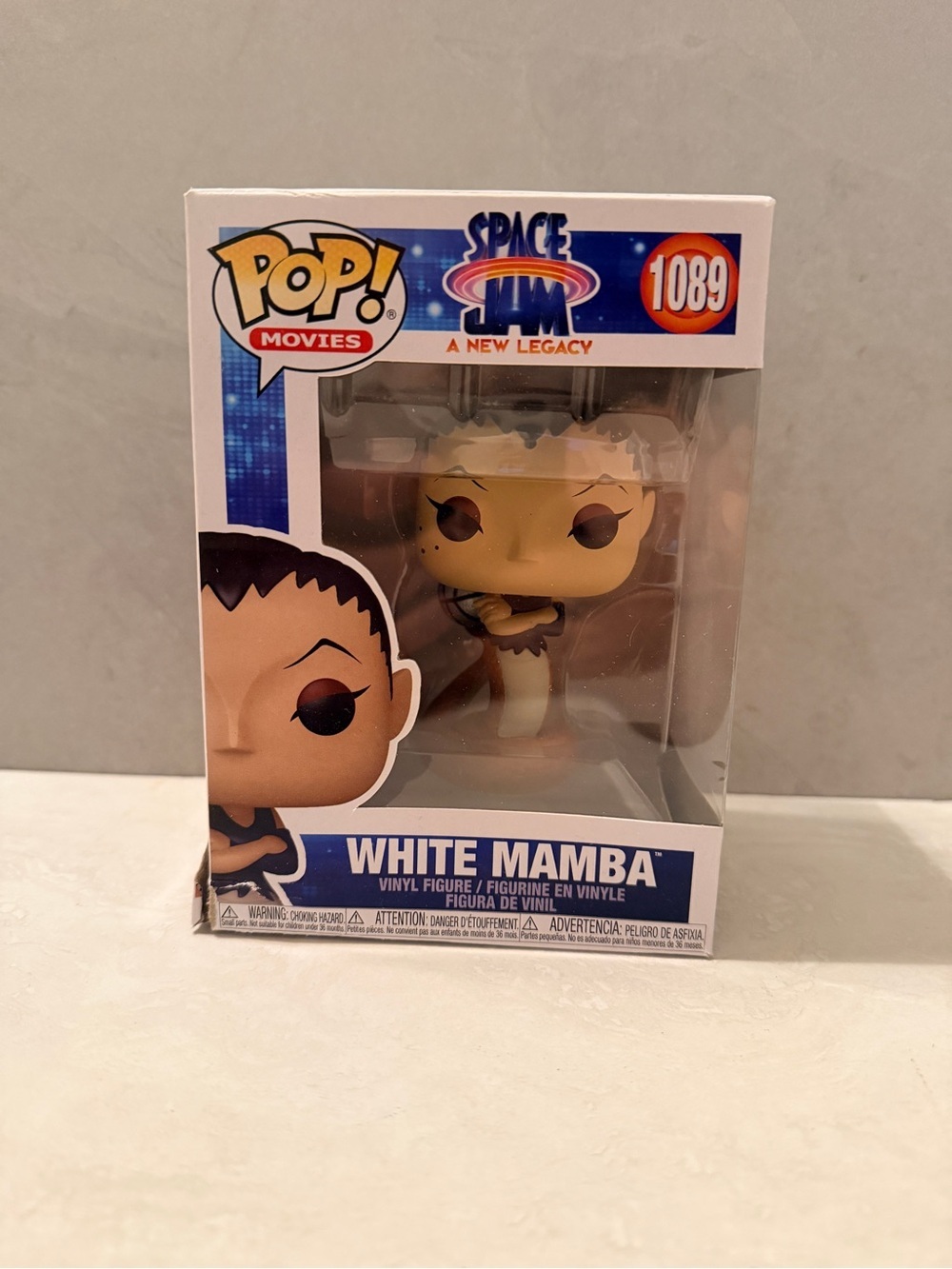 Funko Pop! Movies Space Jam: A New Legacy White Mamba Figure 1089 Damaged Box